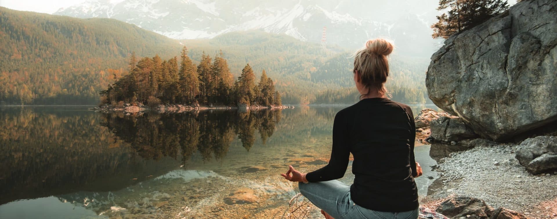 You're searching for peace
within the chaos